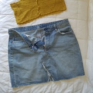 H&M DEMIN MIN SKIRT